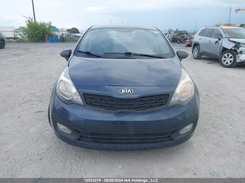 2013 Kia Rio Lx VIN: KNADM4A39D6278790 Lot: 12033279