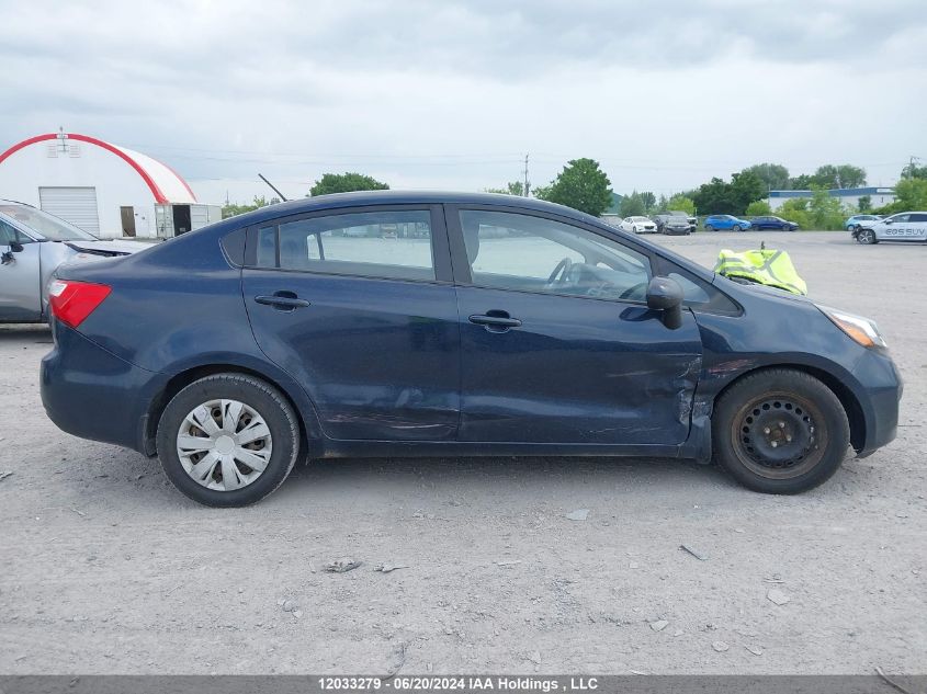 2013 Kia Rio Lx VIN: KNADM4A39D6278790 Lot: 12033279