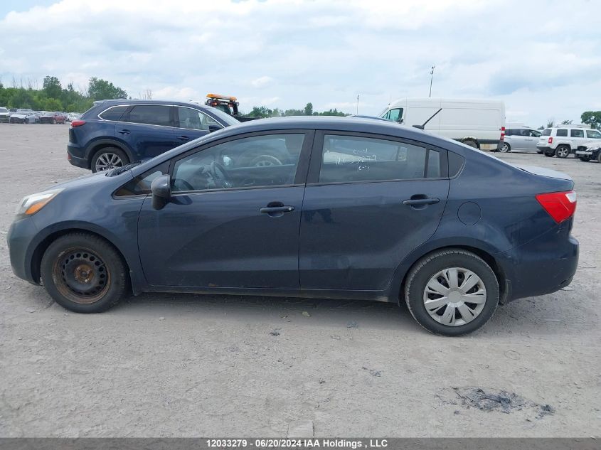 2013 Kia Rio Lx VIN: KNADM4A39D6278790 Lot: 12033279