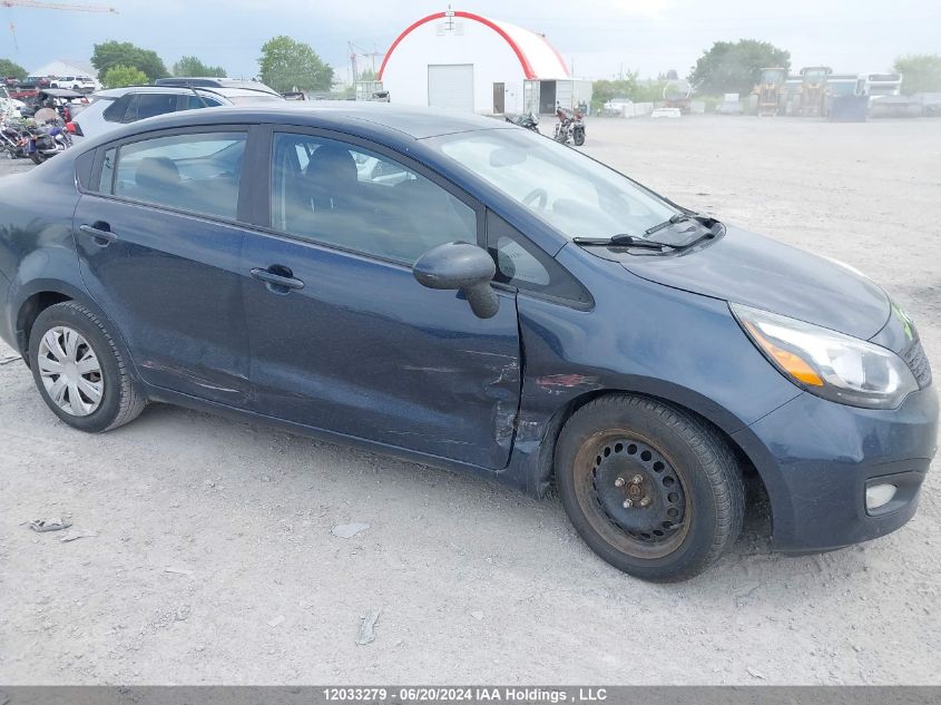 2013 Kia Rio Lx VIN: KNADM4A39D6278790 Lot: 12033279