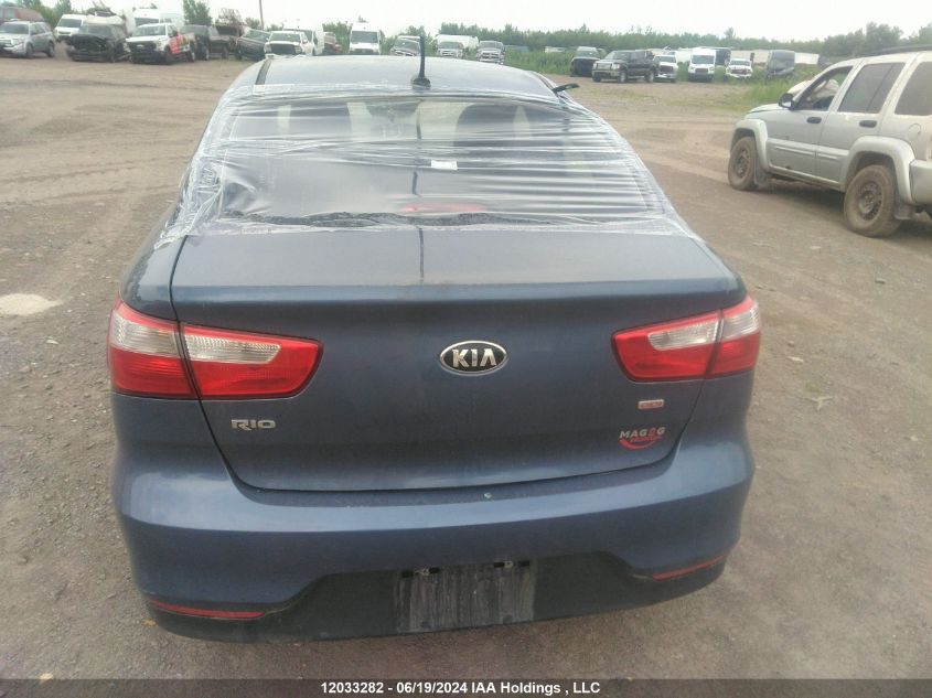 2016 Kia Rio Lx VIN: KNADM4A33G6008670 Lot: 12033282