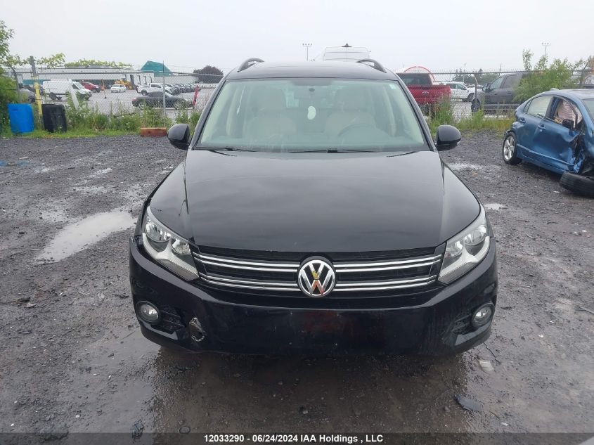 2013 Volkswagen Tiguan VIN: WVGJV3AX5DW572277 Lot: 12033290