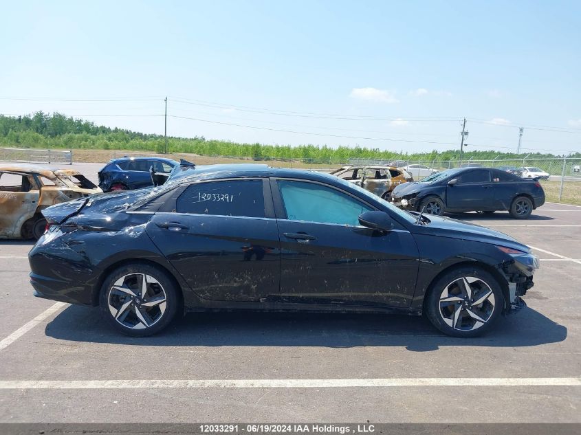 2022 Hyundai Elantra Sel VIN: KMHLN4AG2NU345625 Lot: 12033291