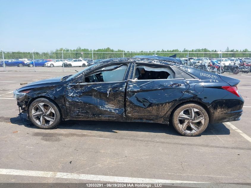 2022 Hyundai Elantra Sel VIN: KMHLN4AG2NU345625 Lot: 12033291