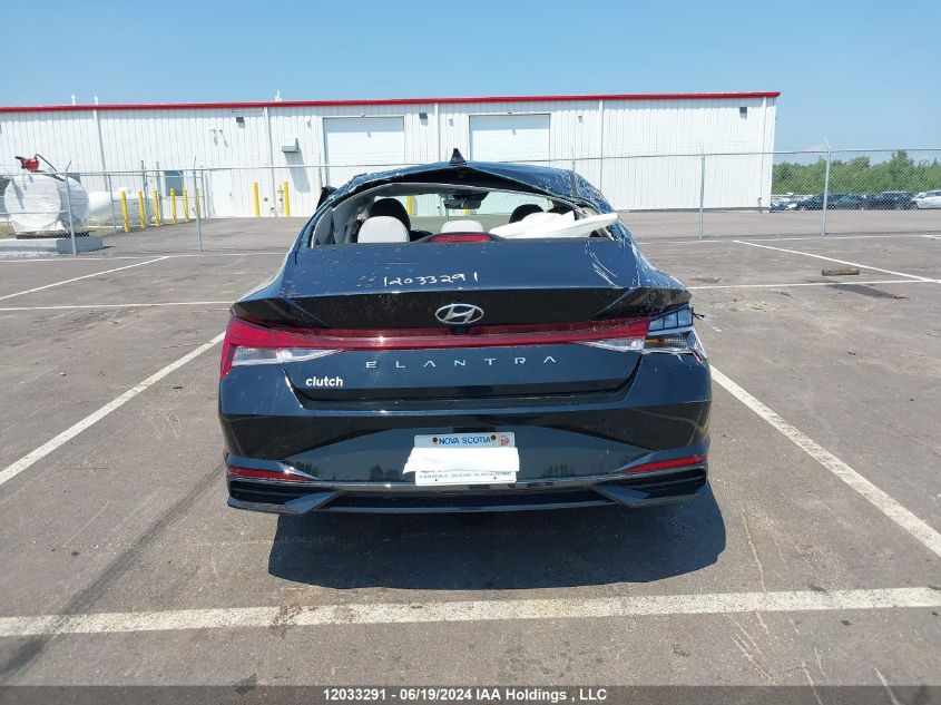 2022 Hyundai Elantra Sel VIN: KMHLN4AG2NU345625 Lot: 12033291