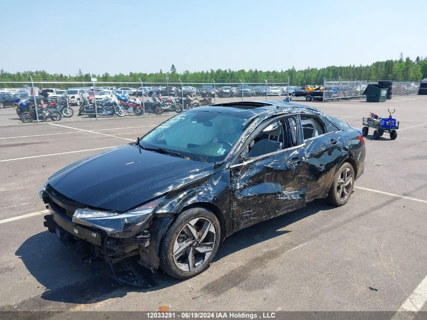 2022 Hyundai Elantra Sel VIN: KMHLN4AG2NU345625 Lot: 12033291