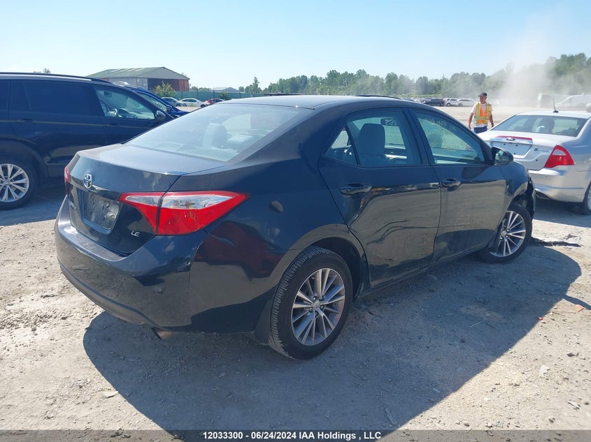 2015 Toyota Corolla Le VIN: 2T1BURHEXFC430053 Lot: 12033300