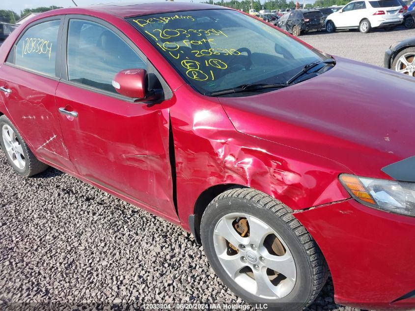 2010 Kia Forte Ex VIN: KNAFU4A23A5206310 Lot: 12033304