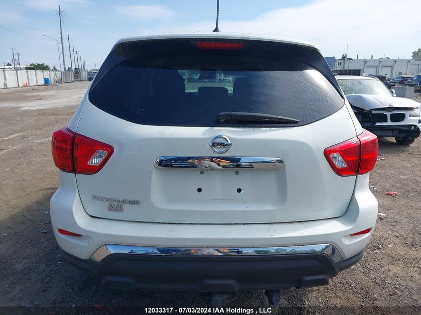 2017 Nissan Pathfinder S/Sv/Sl/Platinum VIN: 5N1DR2MN9HC657958 Lot: 12033317