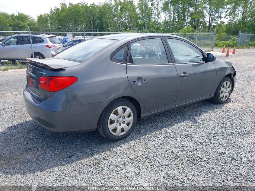 2008 Hyundai Elantra VIN: KMHDU45D18U295571 Lot: 12033338