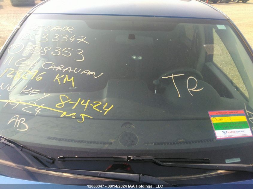 2011 Dodge Grand Caravan Express VIN: 2D4RN4DG6BR708353 Lot: 12033347