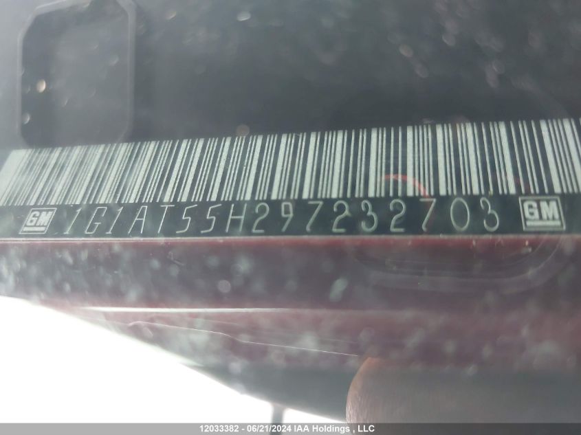 2009 Chevrolet Cobalt Lt VIN: 1G1AT55H297232703 Lot: 12033382
