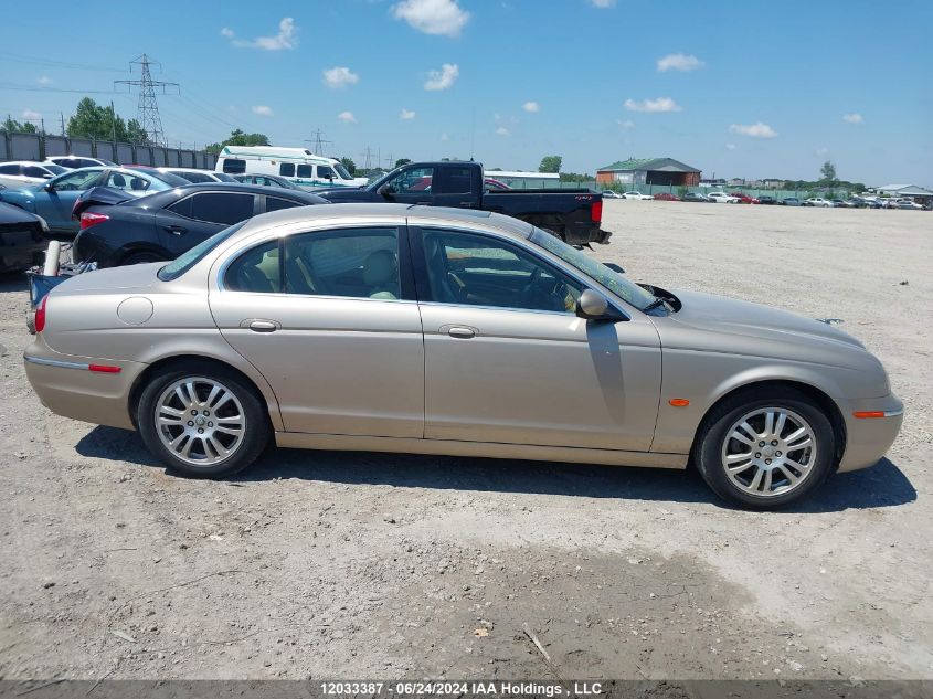 2005 Jaguar S-Type VIN: SAJXA01TX5FN35119 Lot: 12033387