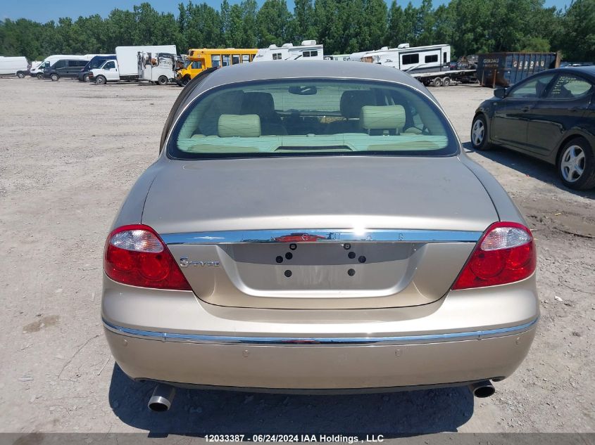 2005 Jaguar S-Type VIN: SAJXA01TX5FN35119 Lot: 12033387