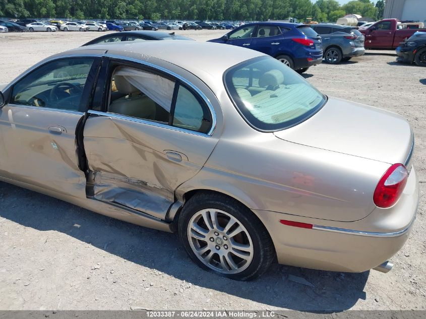 2005 Jaguar S-Type VIN: SAJXA01TX5FN35119 Lot: 12033387