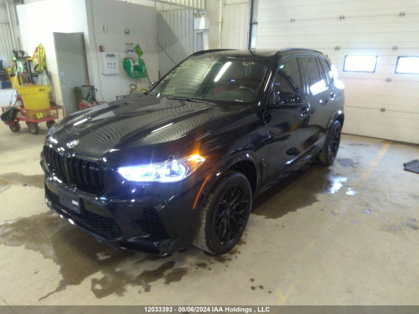 2021 BMW X5 M VIN: 5YMJU0C05M9G27583 Lot: 12033393