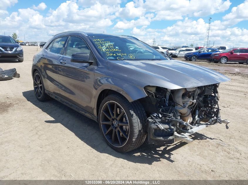 2015 Mercedes-Benz Gla 45 Amg VIN: WDDTG5CBXFJ151570 Lot: 12033398