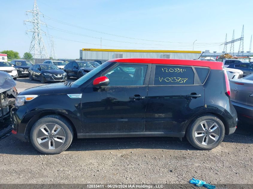 2017 Kia Soul Ev VIN: KNDJX3AE1H7023737 Lot: 12033411