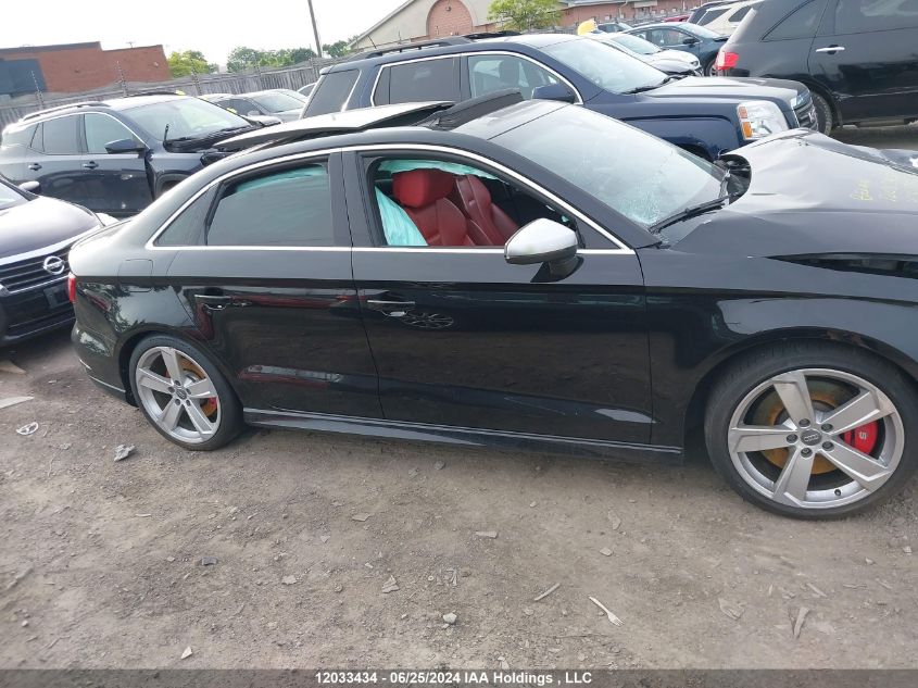 2018 Audi S3 VIN: WAUF1GFF6J1062555 Lot: 12033434