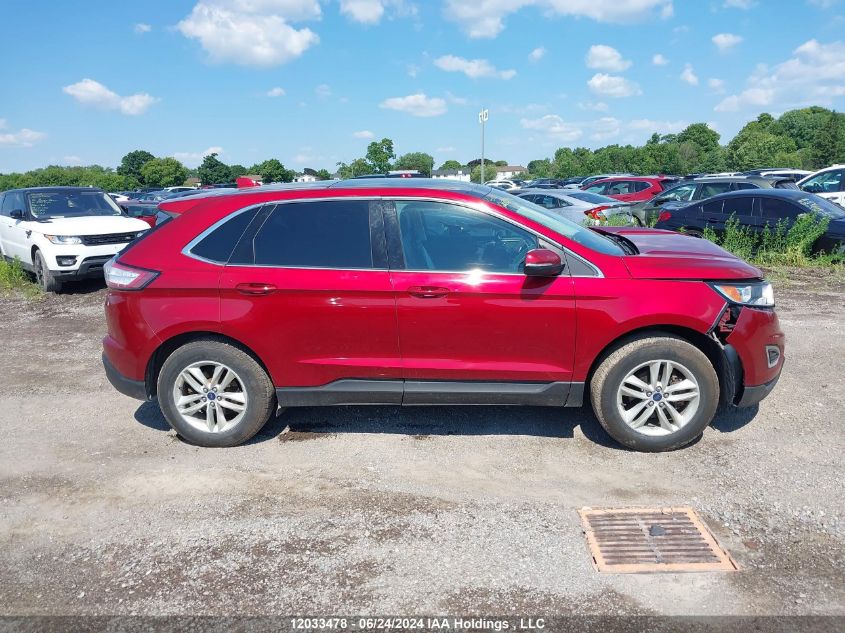 2016 Ford Edge Sel VIN: 2FMPK3J88GBC60231 Lot: 12033478