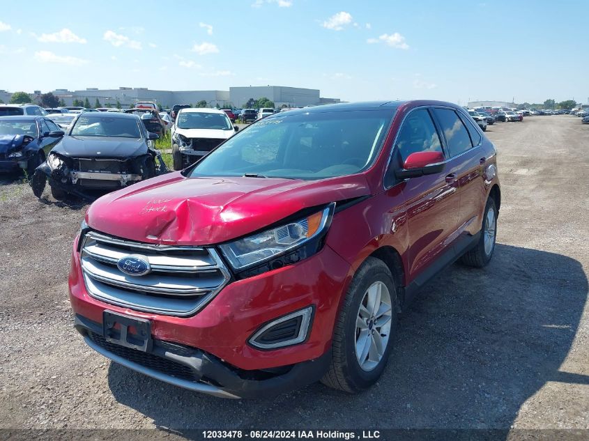 2016 Ford Edge Sel VIN: 2FMPK3J88GBC60231 Lot: 12033478