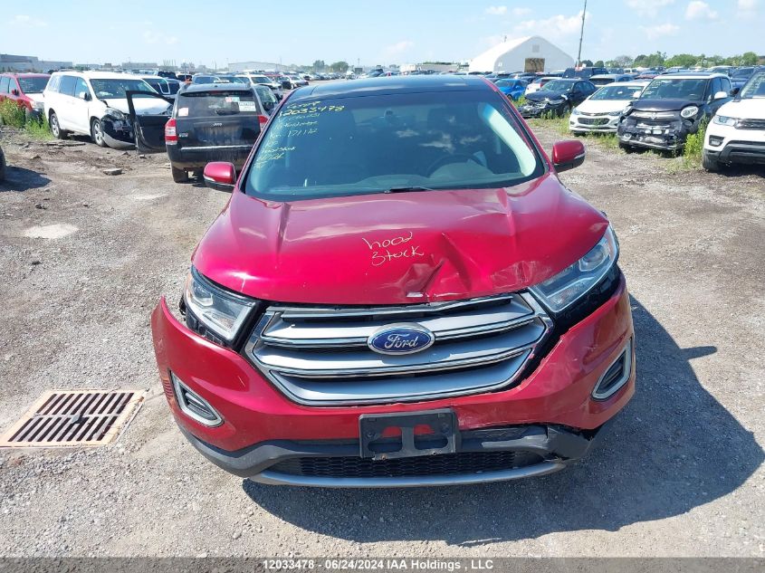 2016 Ford Edge Sel VIN: 2FMPK3J88GBC60231 Lot: 12033478