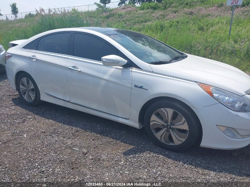 2013 Hyundai Sonata Hybrid Limited VIN: KMHEC4A41DA094651 Lot: 12033485