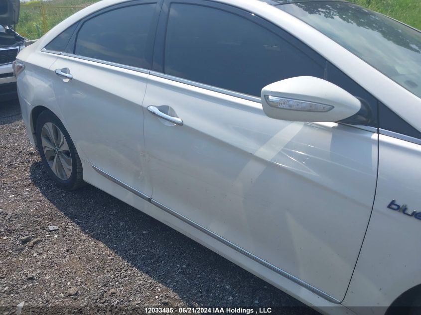 2013 Hyundai Sonata Hybrid Limited VIN: KMHEC4A41DA094651 Lot: 12033485
