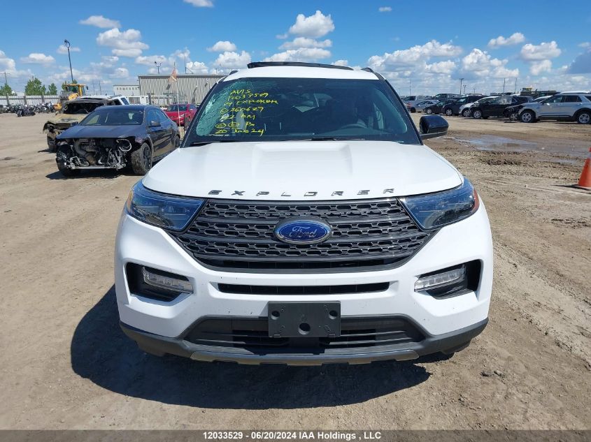 2024 Ford Explorer Xlt VIN: 1FMSK8DH3RGA60629 Lot: 12033529