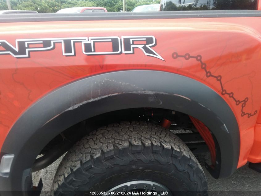 2022 Ford F150 Raptor VIN: 1FTFW1RG2NFC31968 Lot: 12033532