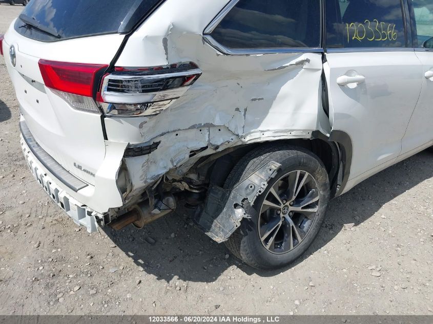 2018 Toyota Highlander Le/Le Plus VIN: 5TDBZRFH8JS836590 Lot: 12033566