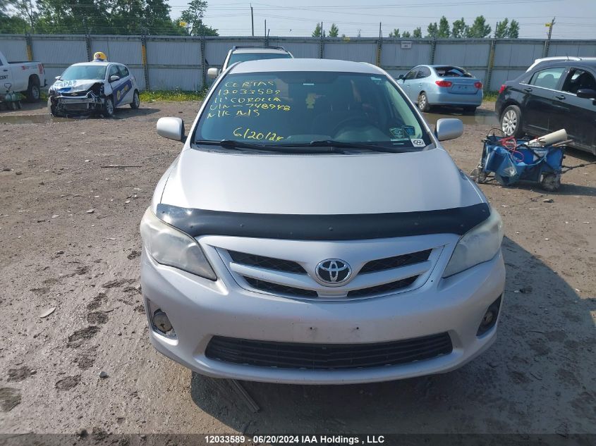 2011 Toyota Corolla S/Le VIN: 2T1BU4EE8BC748948 Lot: 12033589
