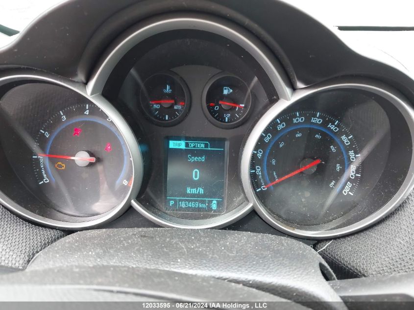 2014 Chevrolet Cruze VIN: 1G1PC5SB2E7327444 Lot: 12033595