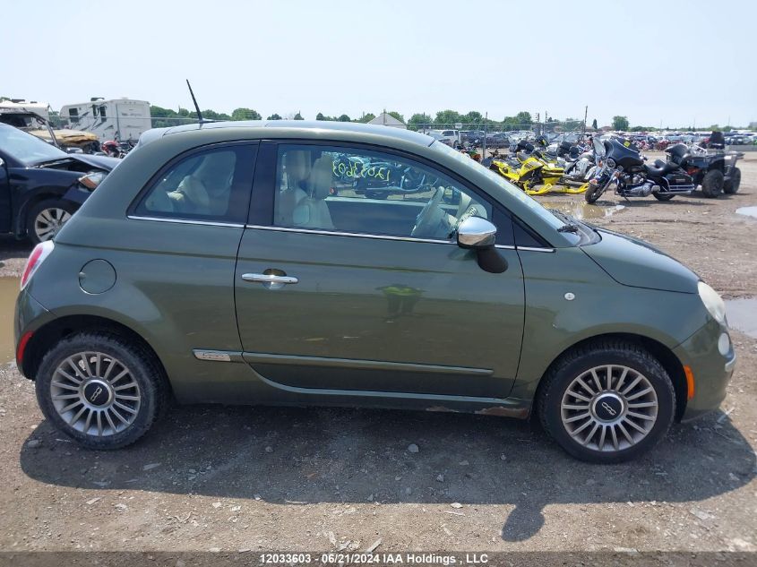 2012 Fiat 500 VIN: 3C3CFFCR7CT111343 Lot: 12033603