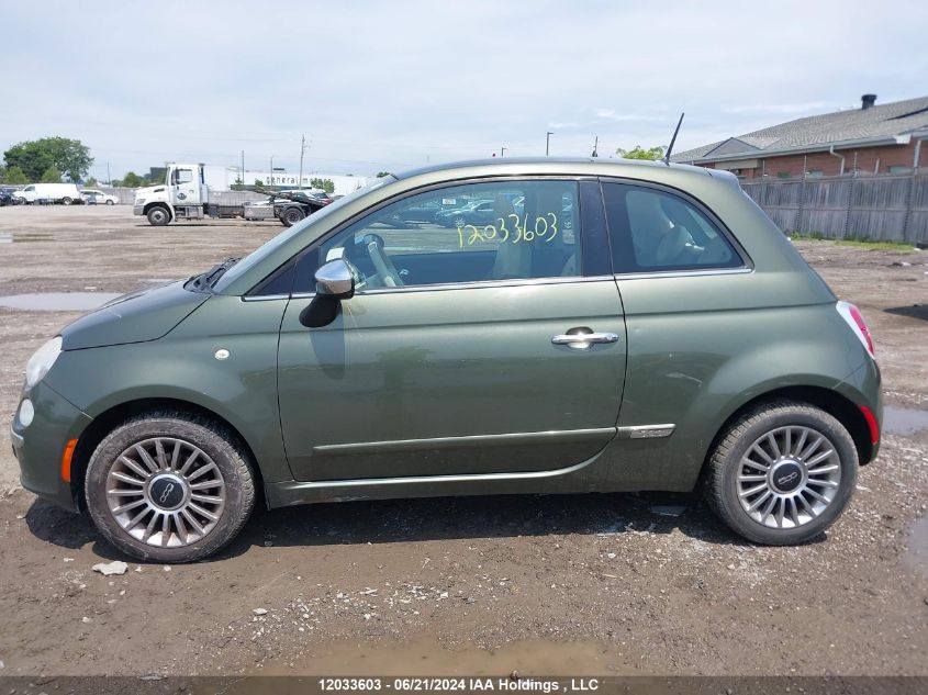 2012 Fiat 500 VIN: 3C3CFFCR7CT111343 Lot: 12033603