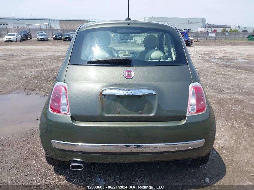 2012 Fiat 500 VIN: 3C3CFFCR7CT111343 Lot: 12033603