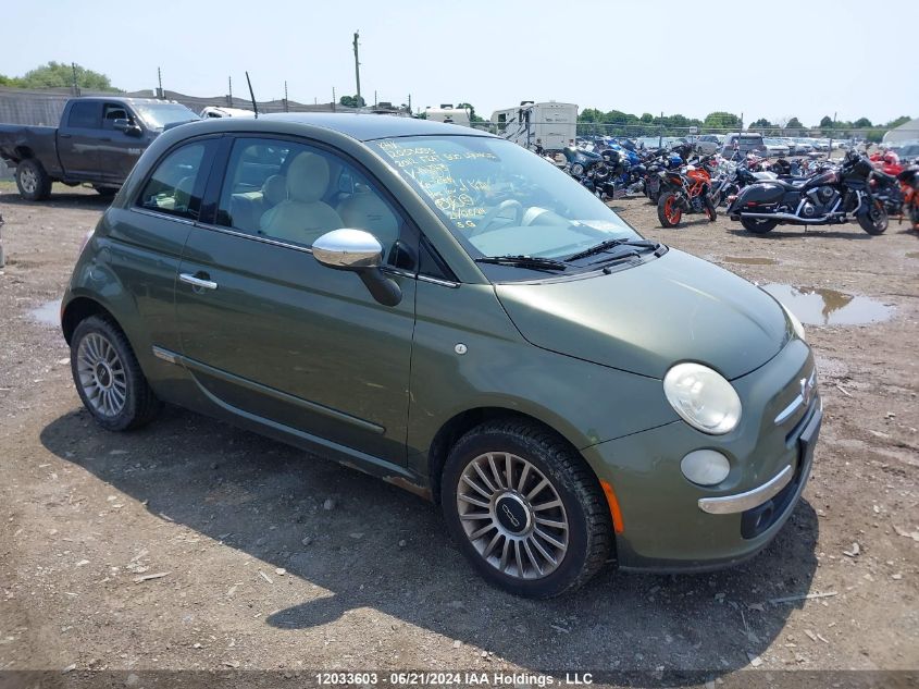 2012 Fiat 500 VIN: 3C3CFFCR7CT111343 Lot: 12033603