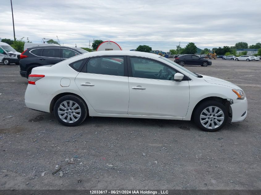 2013 Nissan Sentra S/Sv/Sr/Sl VIN: 3N1AB7AP0DL627490 Lot: 12033617