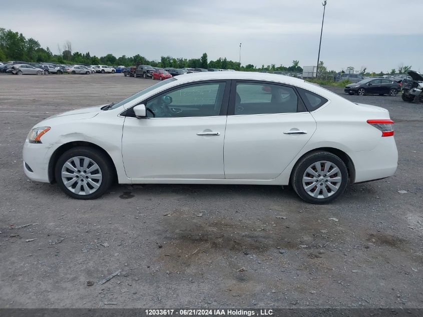 2013 Nissan Sentra S/Sv/Sr/Sl VIN: 3N1AB7AP0DL627490 Lot: 12033617