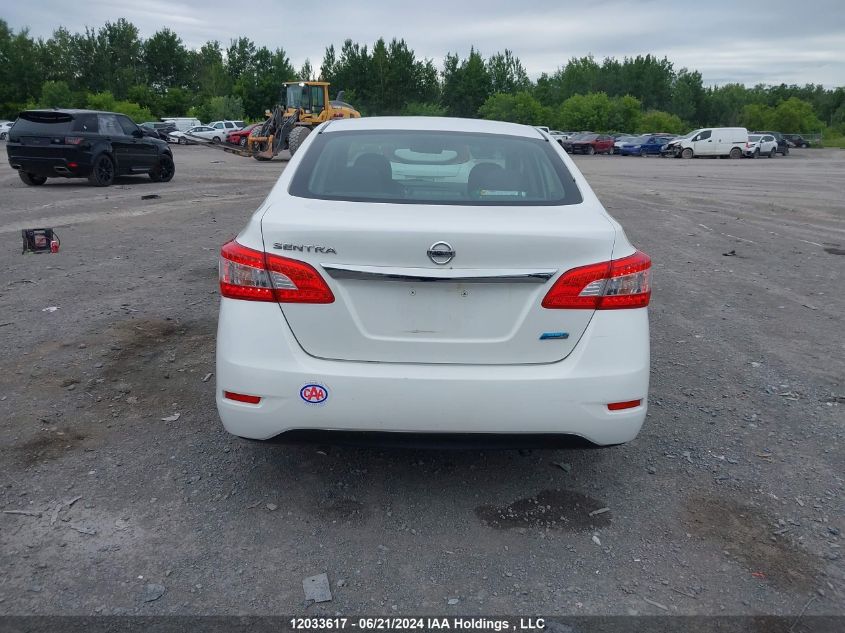 2013 Nissan Sentra S/Sv/Sr/Sl VIN: 3N1AB7AP0DL627490 Lot: 12033617