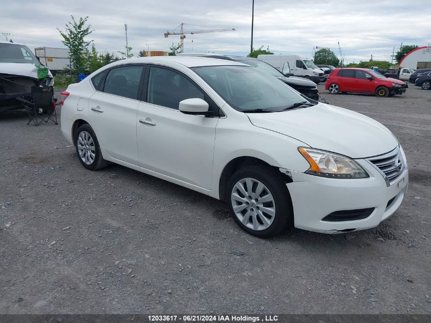 2013 Nissan Sentra S/Sv/Sr/Sl VIN: 3N1AB7AP0DL627490 Lot: 12033617