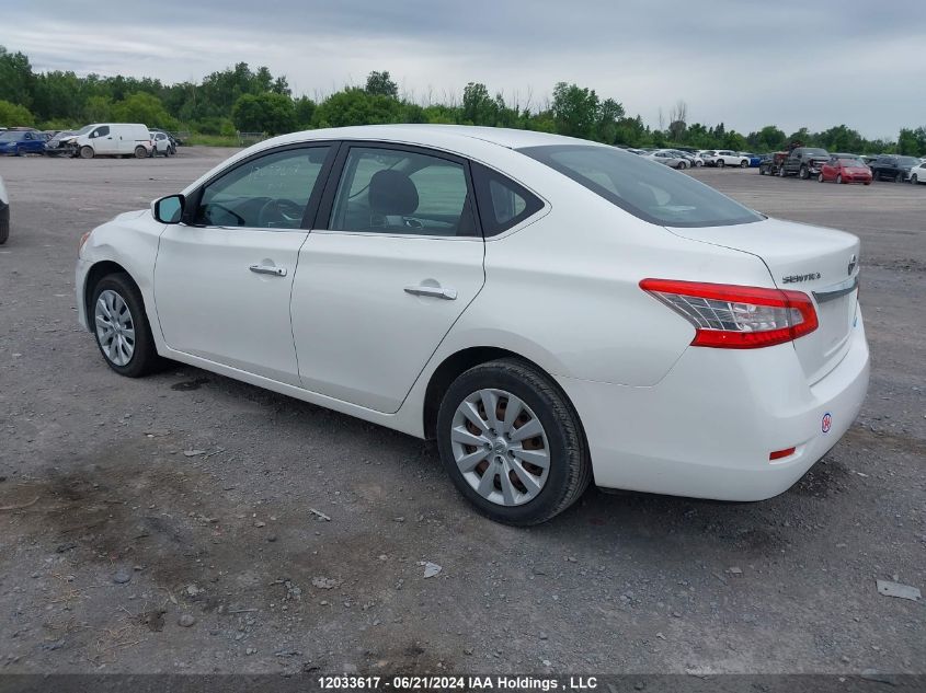 2013 Nissan Sentra S/Sv/Sr/Sl VIN: 3N1AB7AP0DL627490 Lot: 12033617