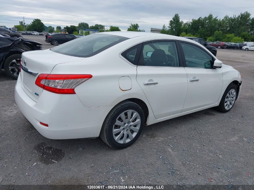 2013 Nissan Sentra S/Sv/Sr/Sl VIN: 3N1AB7AP0DL627490 Lot: 12033617