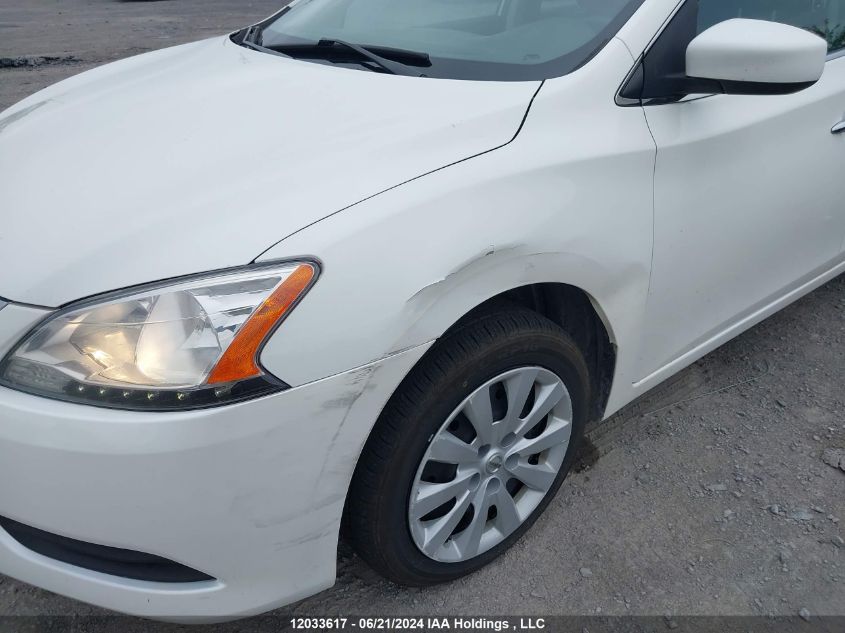 2013 Nissan Sentra S/Sv/Sr/Sl VIN: 3N1AB7AP0DL627490 Lot: 12033617