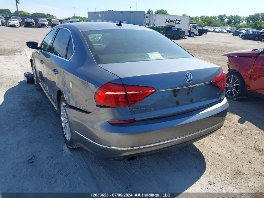 1VWBS7A38GC020829 2016 Volkswagen Passat Se