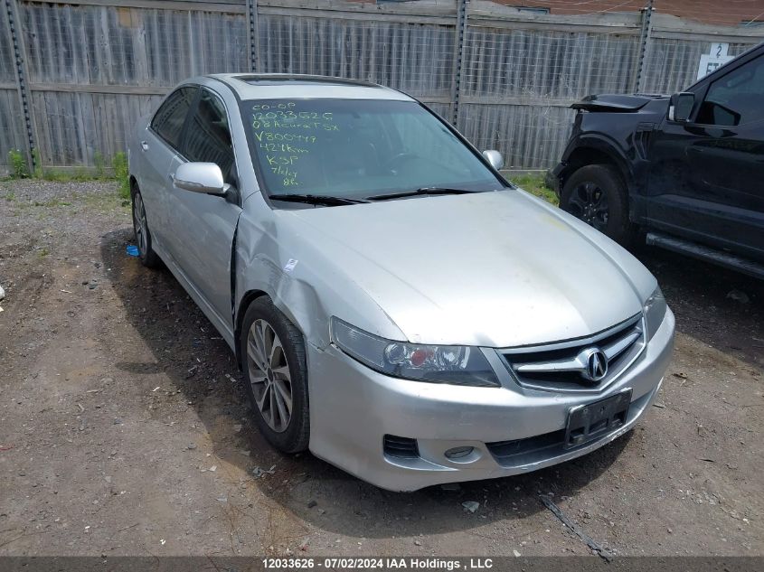 2008 Acura Tsx VIN: JH4CL96838C800449 Lot: 12033626