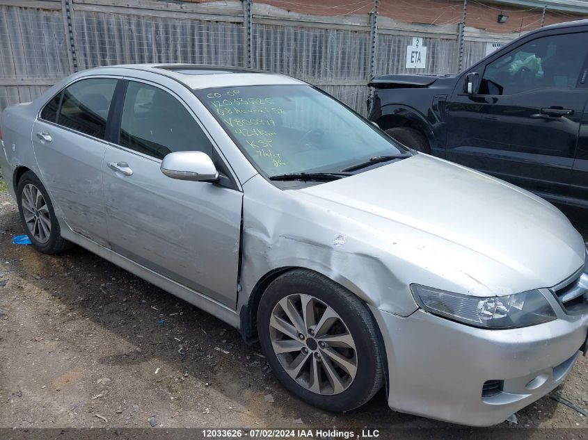 2008 Acura Tsx VIN: JH4CL96838C800449 Lot: 12033626