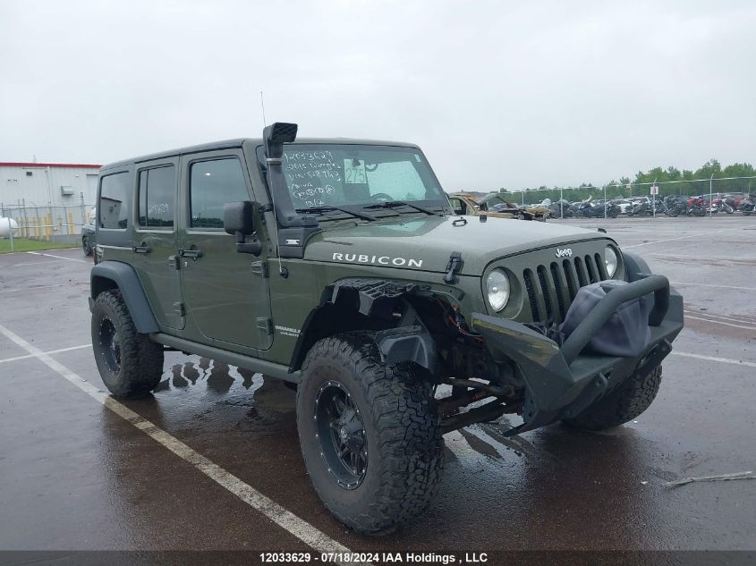 2015 Jeep Wrangler Unlimited VIN: 1C4BJWFG6FL568743 Lot: 12033629