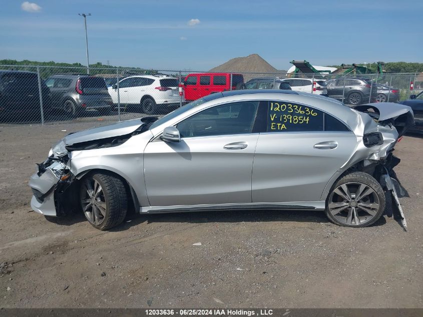 2014 Mercedes-Benz Cla-Class VIN: WDDSJ4GB7EN139854 Lot: 12033636