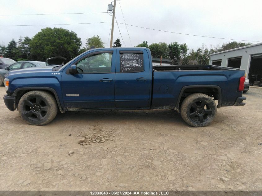 2016 GMC Sierra 1500 VIN: 1GTV2LEC6GZ294711 Lot: 12033643